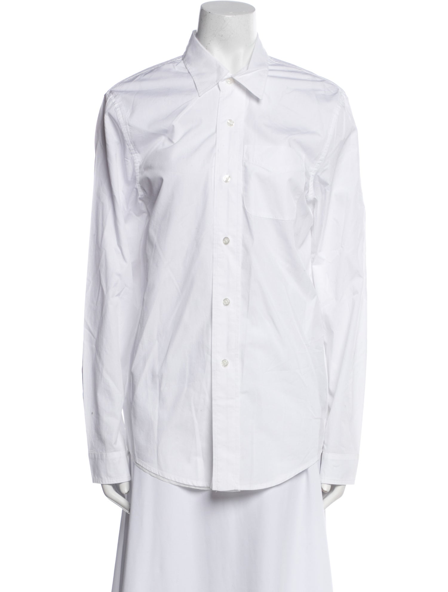 R13 Long Sleeve Button-Up Top