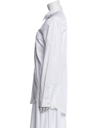 R13 Long Sleeve Button-Up Top