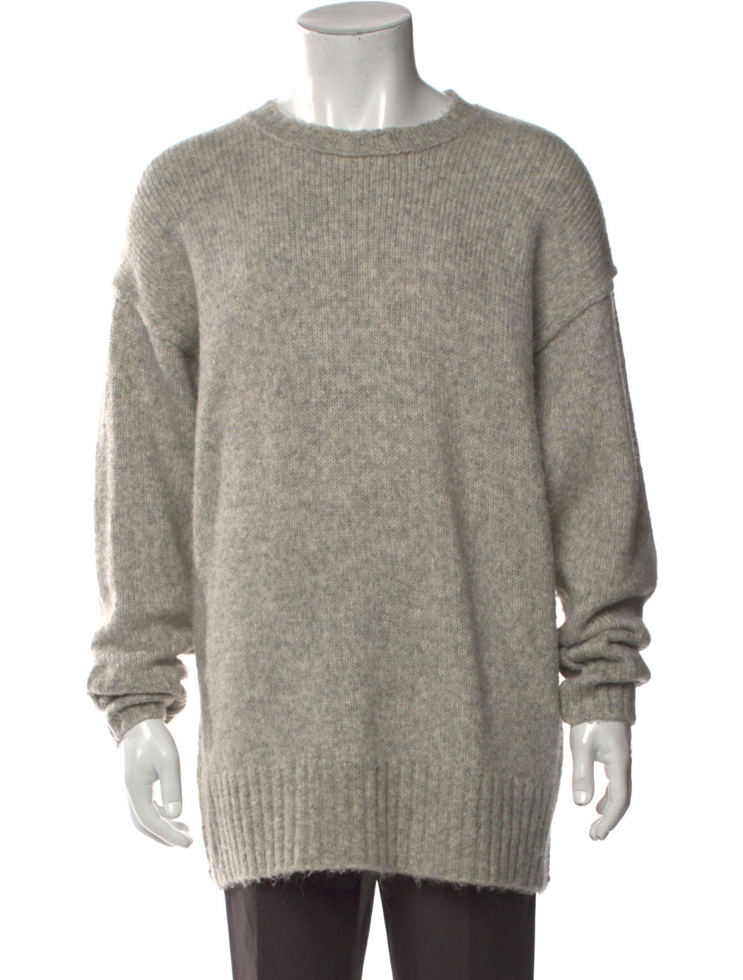 R13 Crew Neck Long Sleeve Pullover