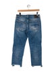 R13 Mid-Rise Straight Leg Jeans