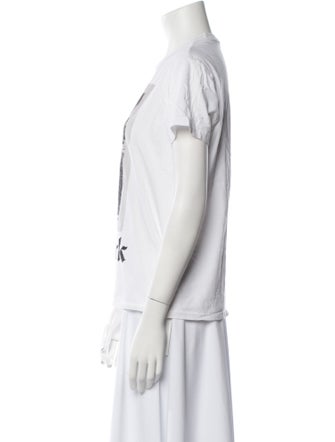 R13 Graphic Print Crew Neck T-Shirt