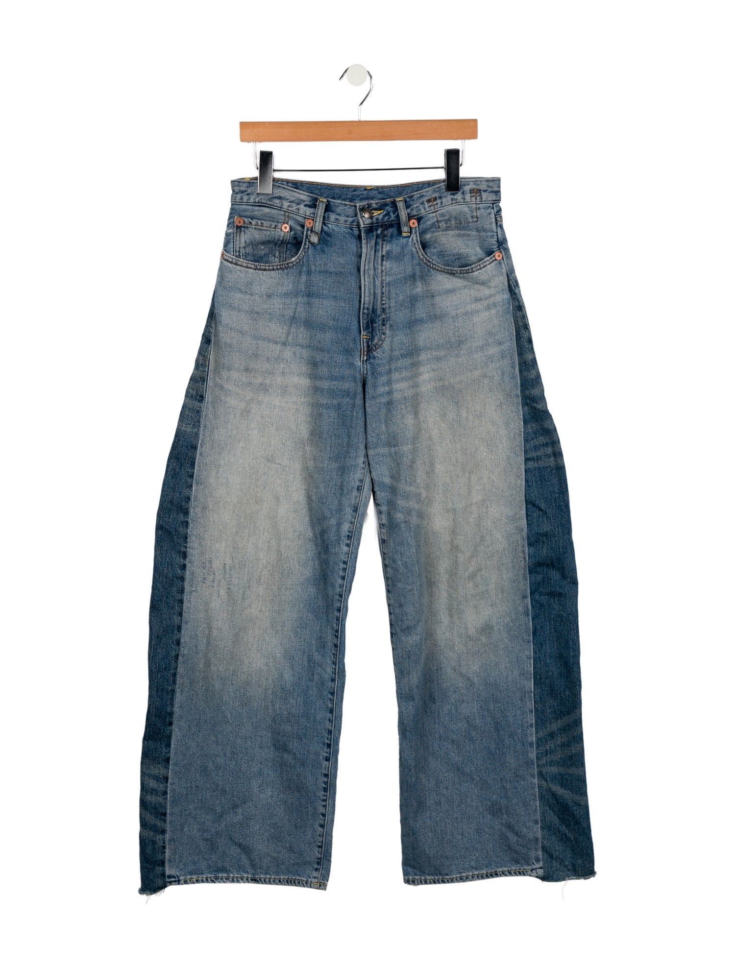 R13 High-Rise Wide Leg Jeans