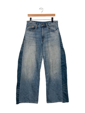 R13 High-Rise Wide Leg Jeans