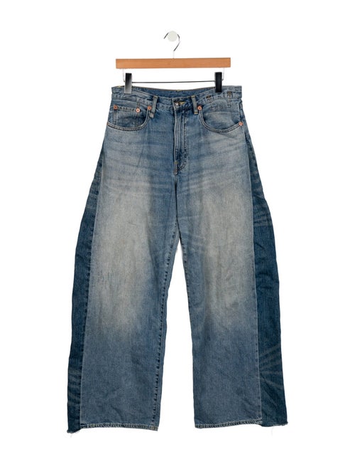 R13 High-Rise Wide Leg Jeans