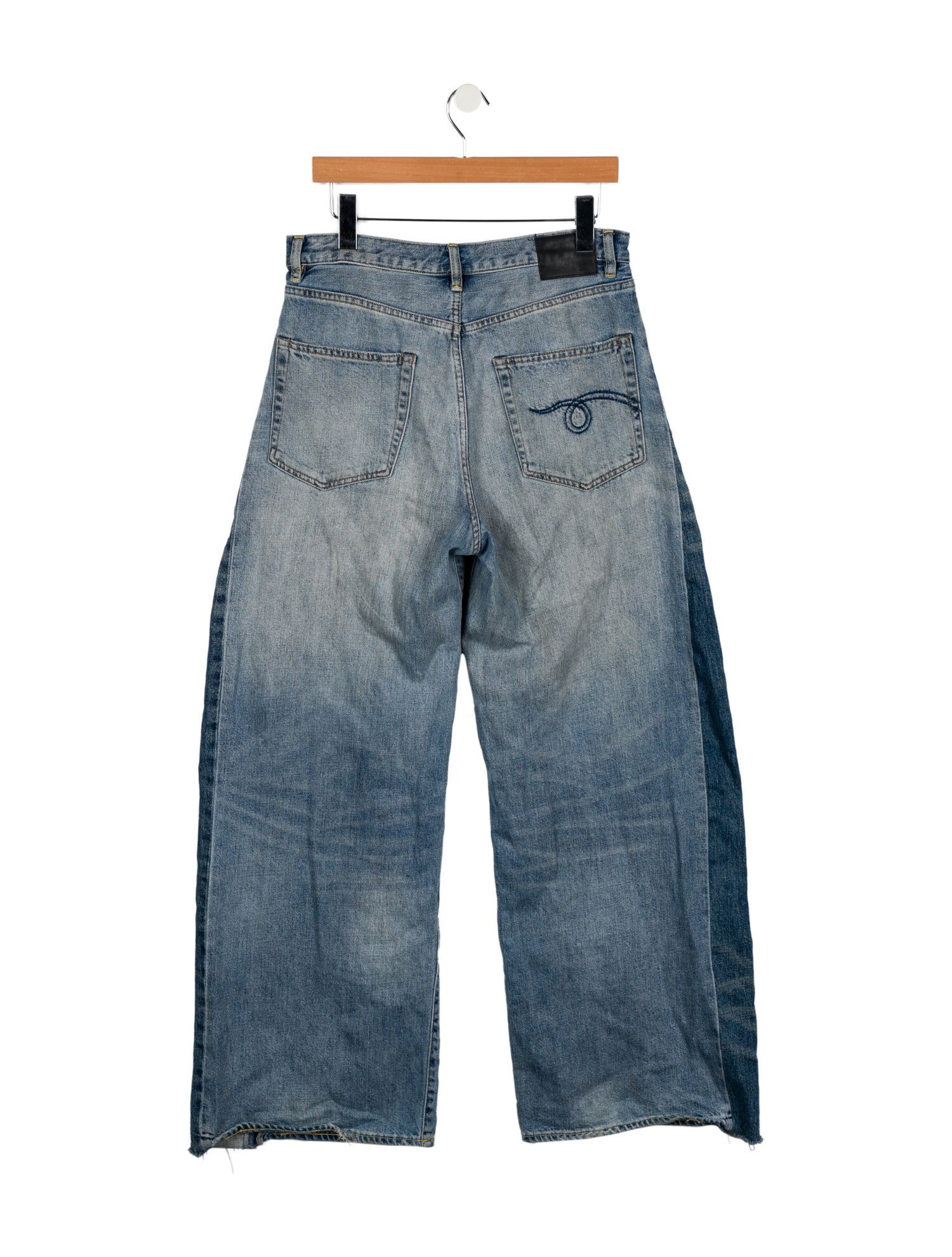 R13 High-Rise Wide Leg Jeans