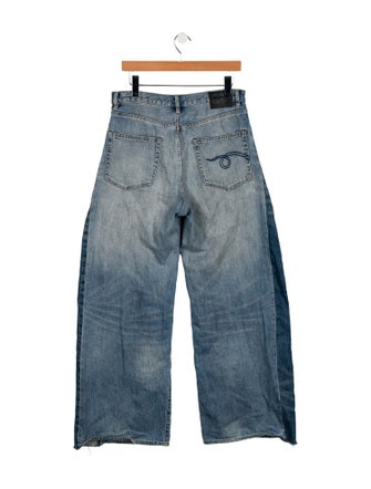 R13 High-Rise Wide Leg Jeans