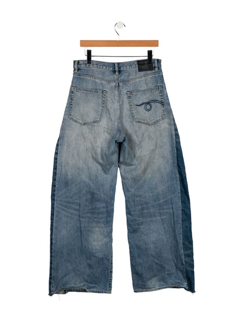 R13 High-Rise Wide Leg Jeans