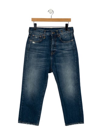 R13 High-Rise Straight Leg Jeans