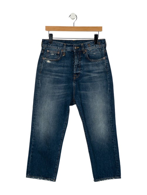 R13 High-Rise Straight Leg Jeans