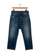 R13 High-Rise Straight Leg Jeans
