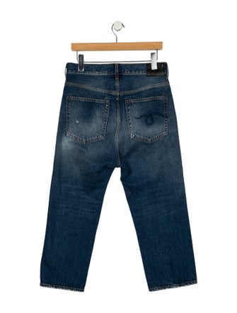 R13 High-Rise Straight Leg Jeans