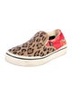 R13 Canvas Animal Print Slingback Flats