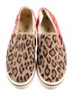 R13 Canvas Animal Print Slingback Flats