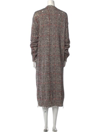 R13 Printed V-Neck Sweater