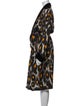 R13 Animal Print Robe