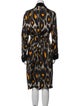R13 Animal Print Robe