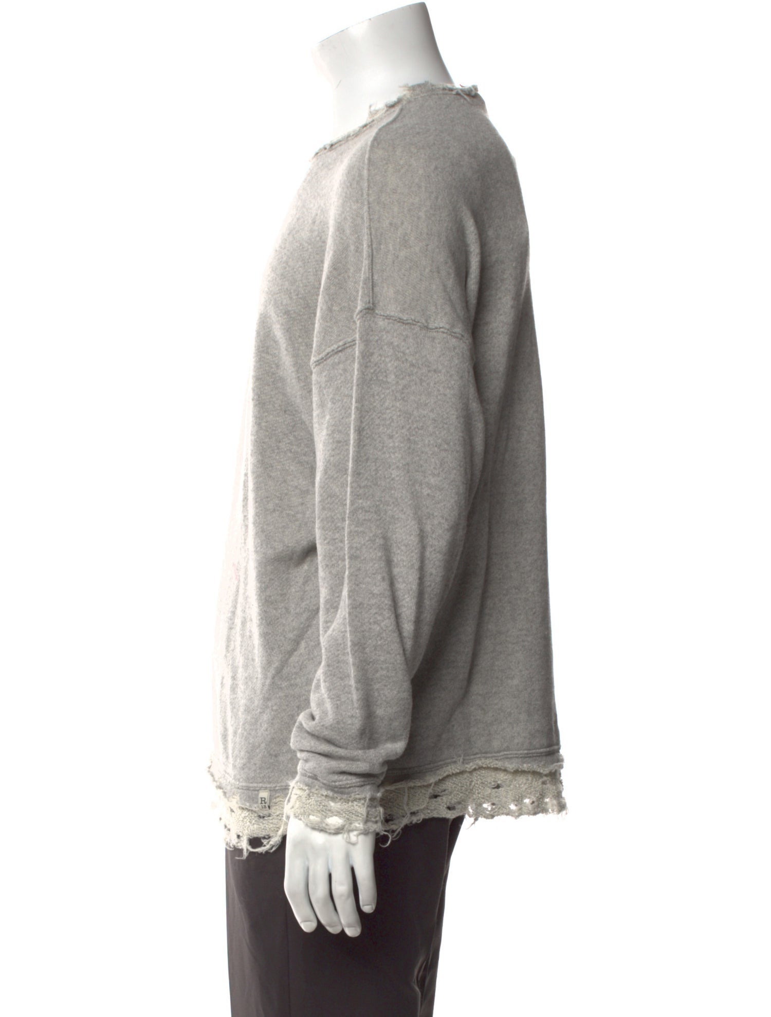 R13 Crew Neck Long Sleeve Pullover w/ Tags