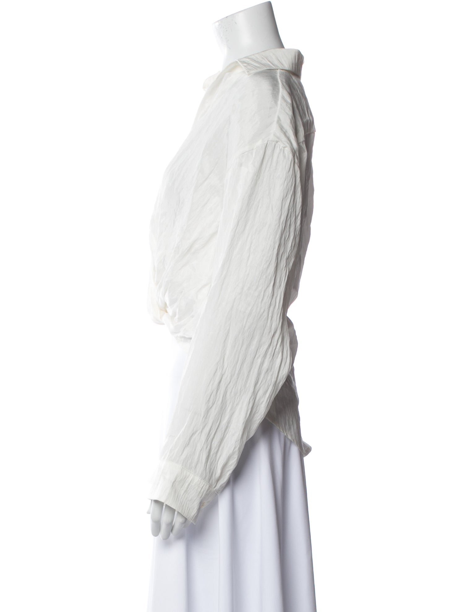 R13 V-Neck Long Sleeve Crop Top w/ Tags