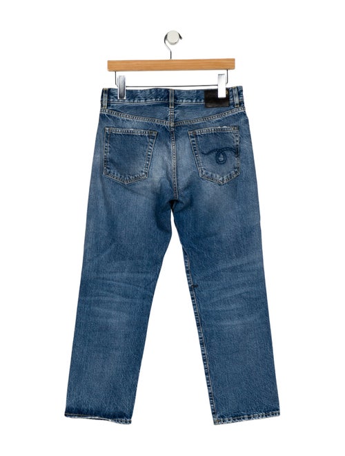 R13 Mid-Rise Straight Leg Jeans