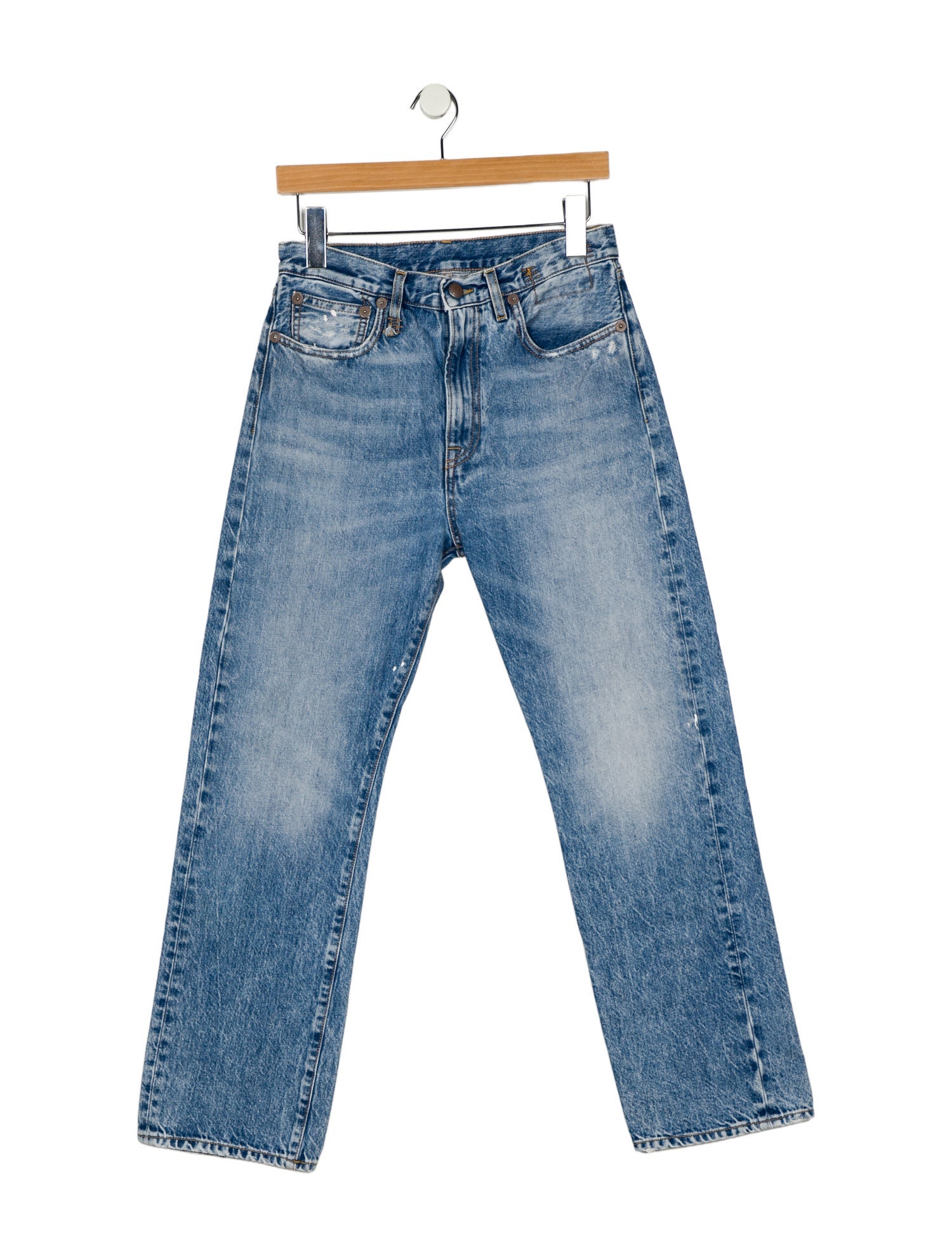R13 High-Rise Wide Leg Jeans