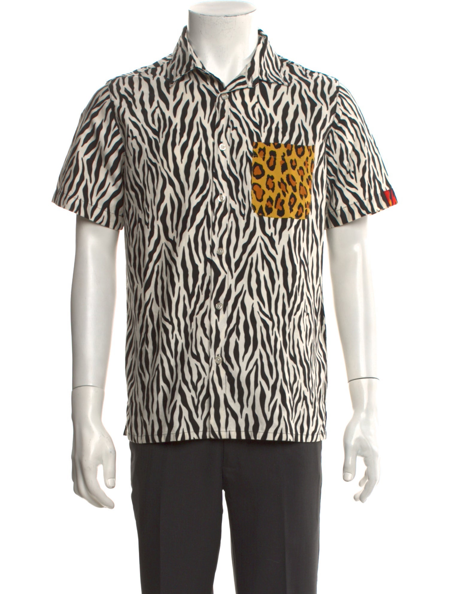 R13 Striped Short Sleeve Shirt w/ Tags