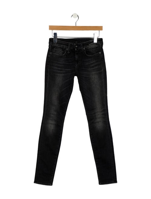 R13 Mid-Rise Skinny Leg Jeans