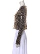 R13 Cashmere Animal Print Sweater