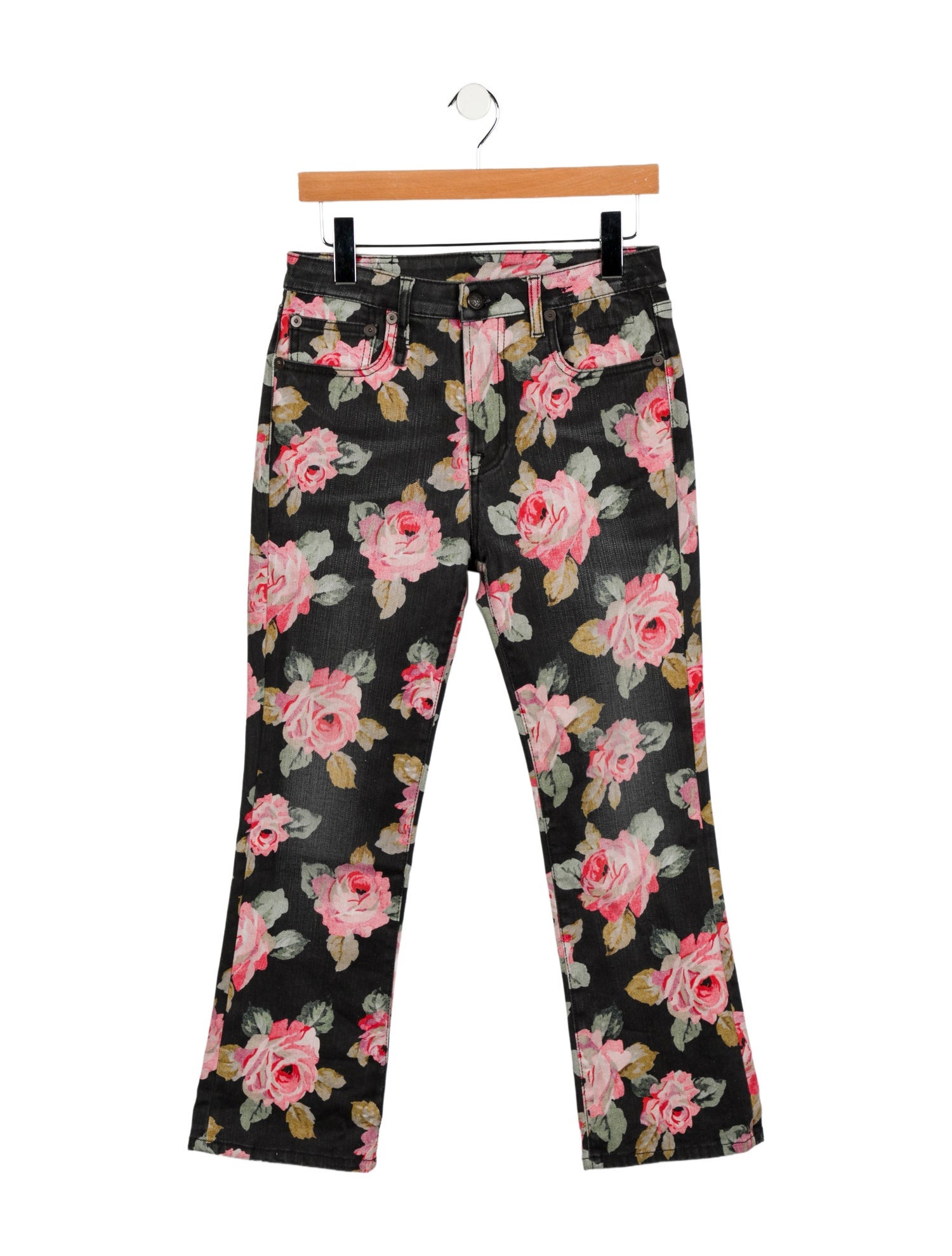 R13 High-Rise Straight Leg Jeans