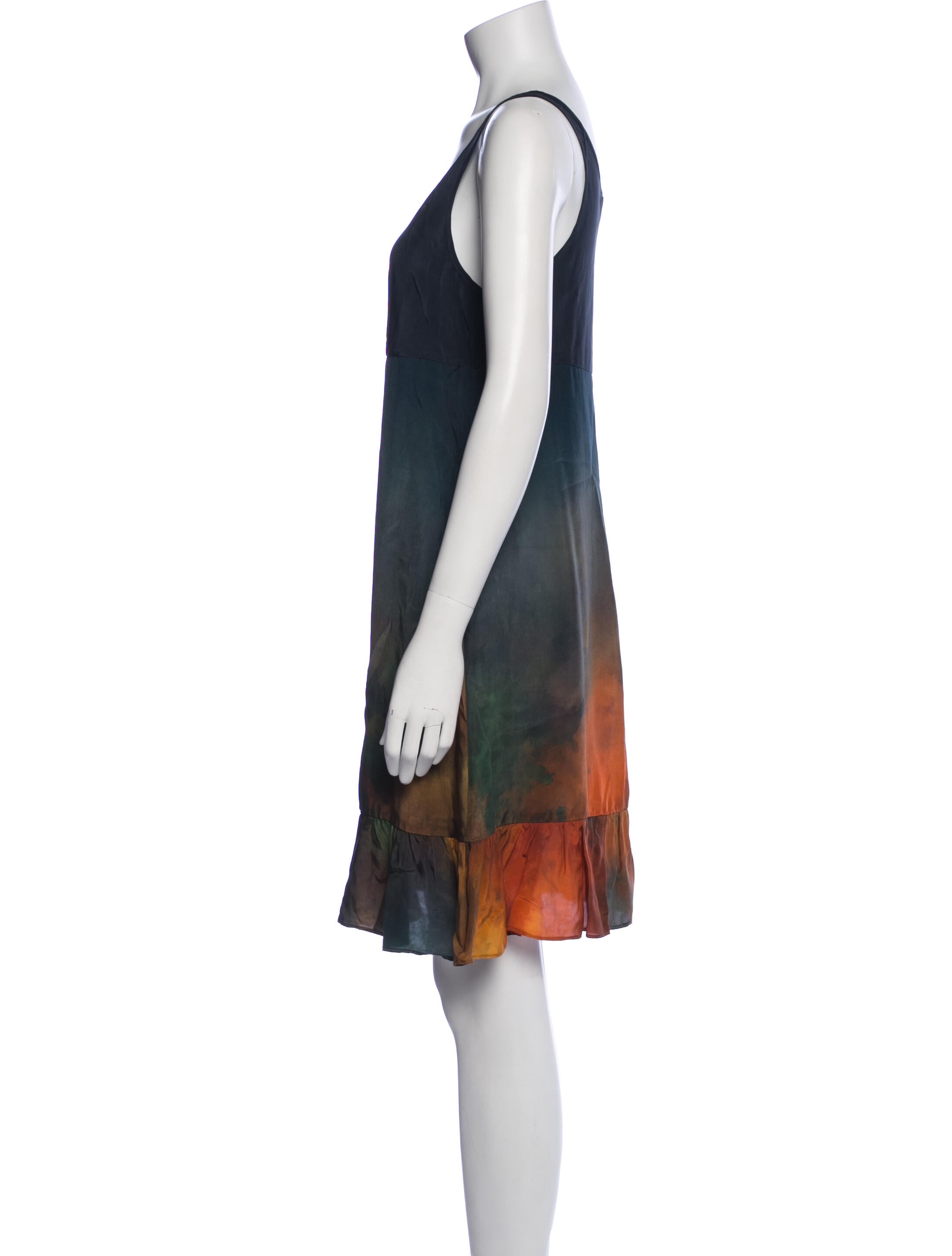 R13 Printed Mini Dress