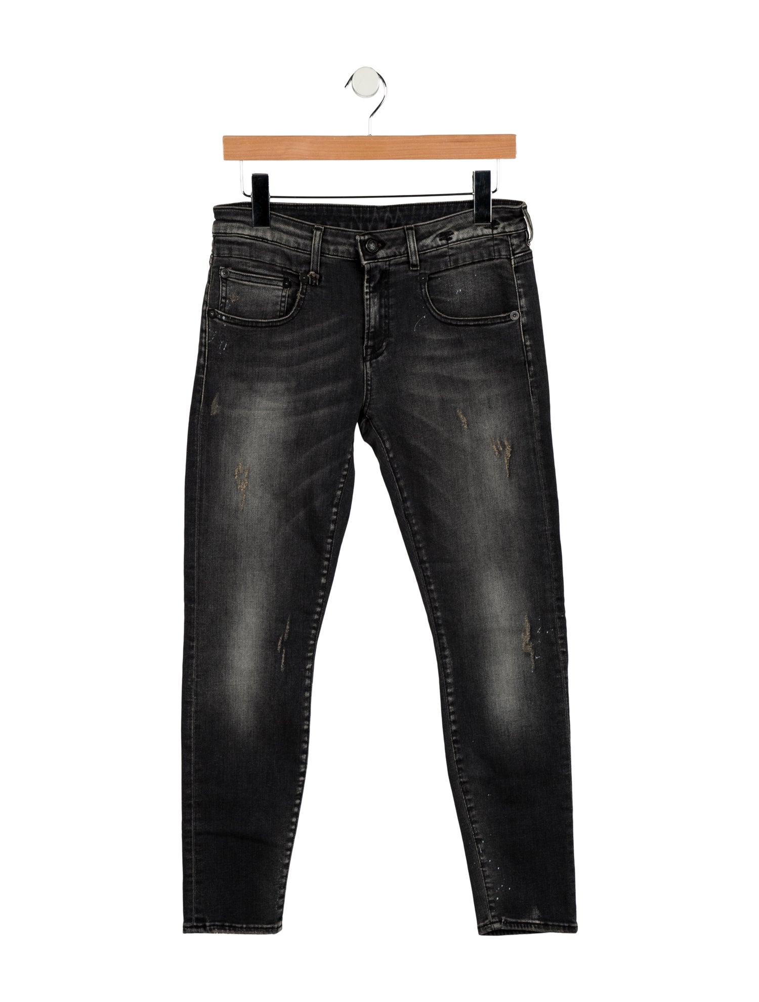 R13 Low-Rise Skinny Leg Jeans