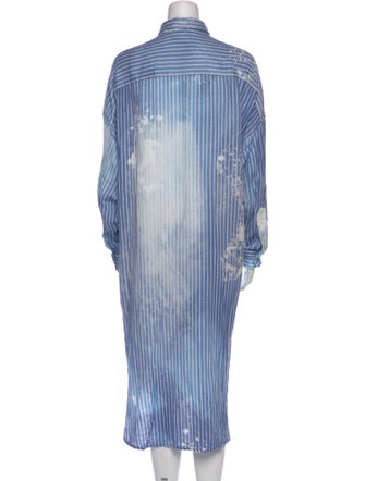 R13 Striped Long Dress