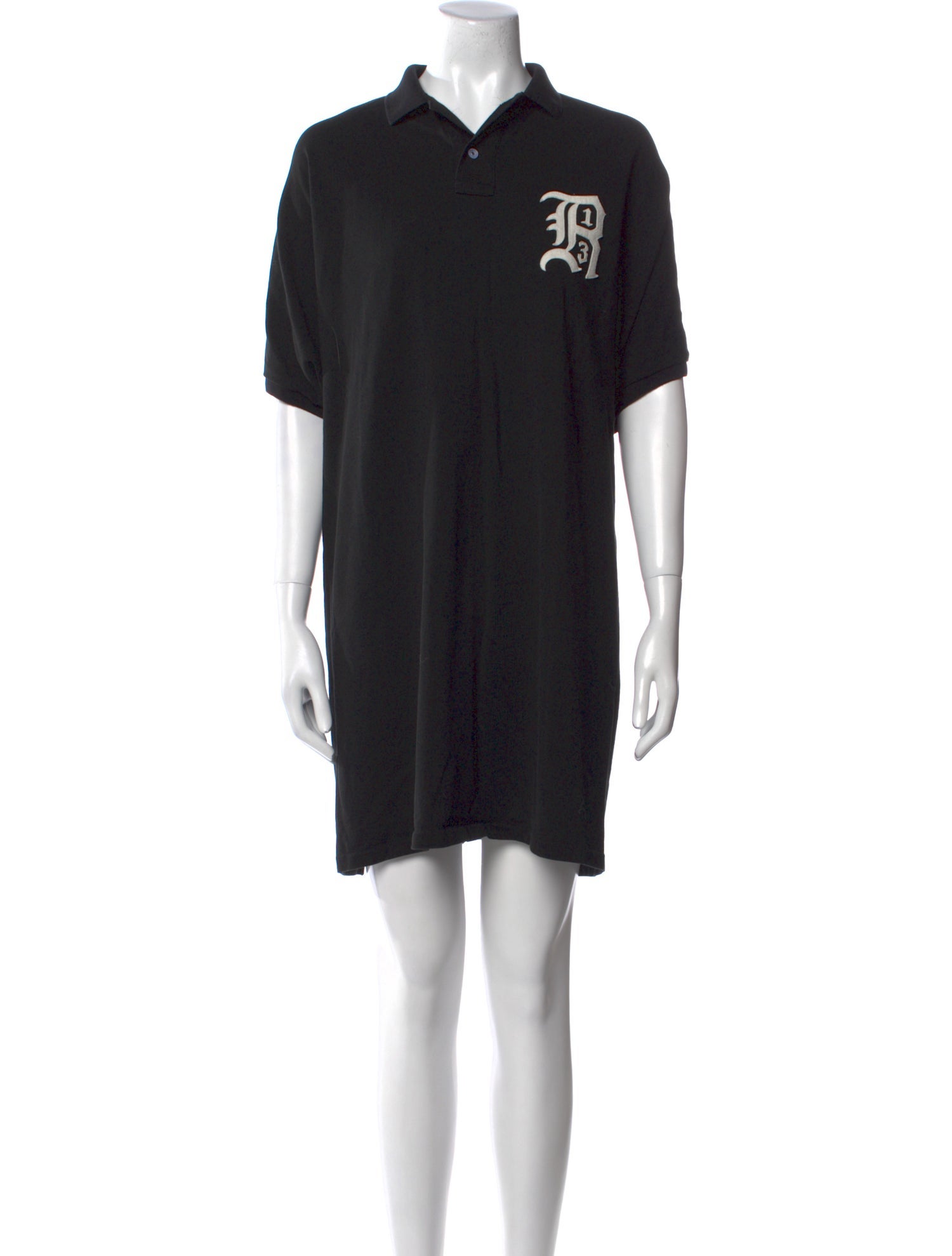 R13 Mock Neck Mini Dress