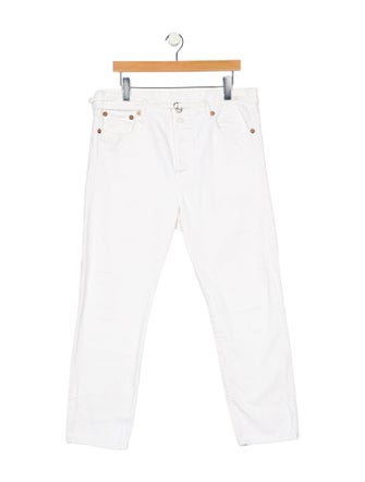 R13 High-Rise Straight Leg Jeans