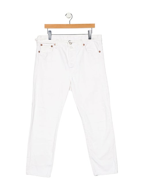 R13 High-Rise Straight Leg Jeans