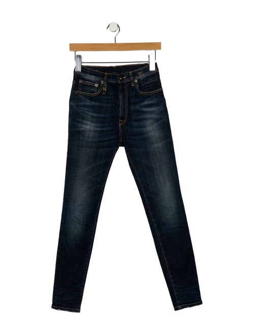R13 Mid-Rise Skinny Leg Jeans
