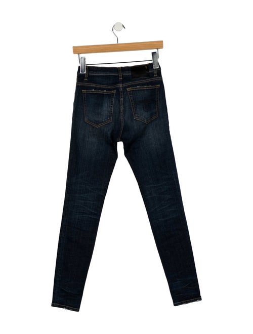 R13 Mid-Rise Skinny Leg Jeans