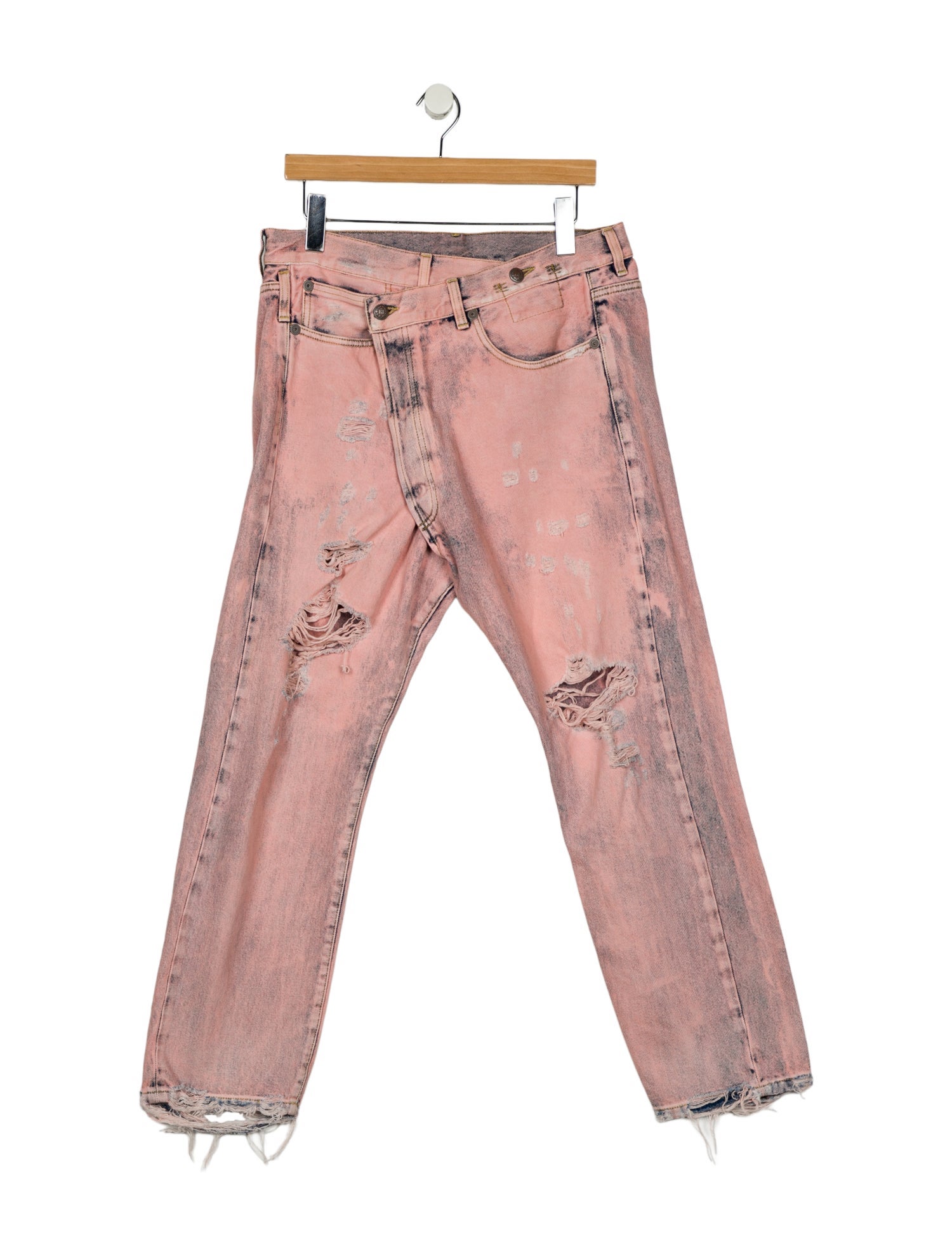 R13 High-Rise Straight Leg Jeans