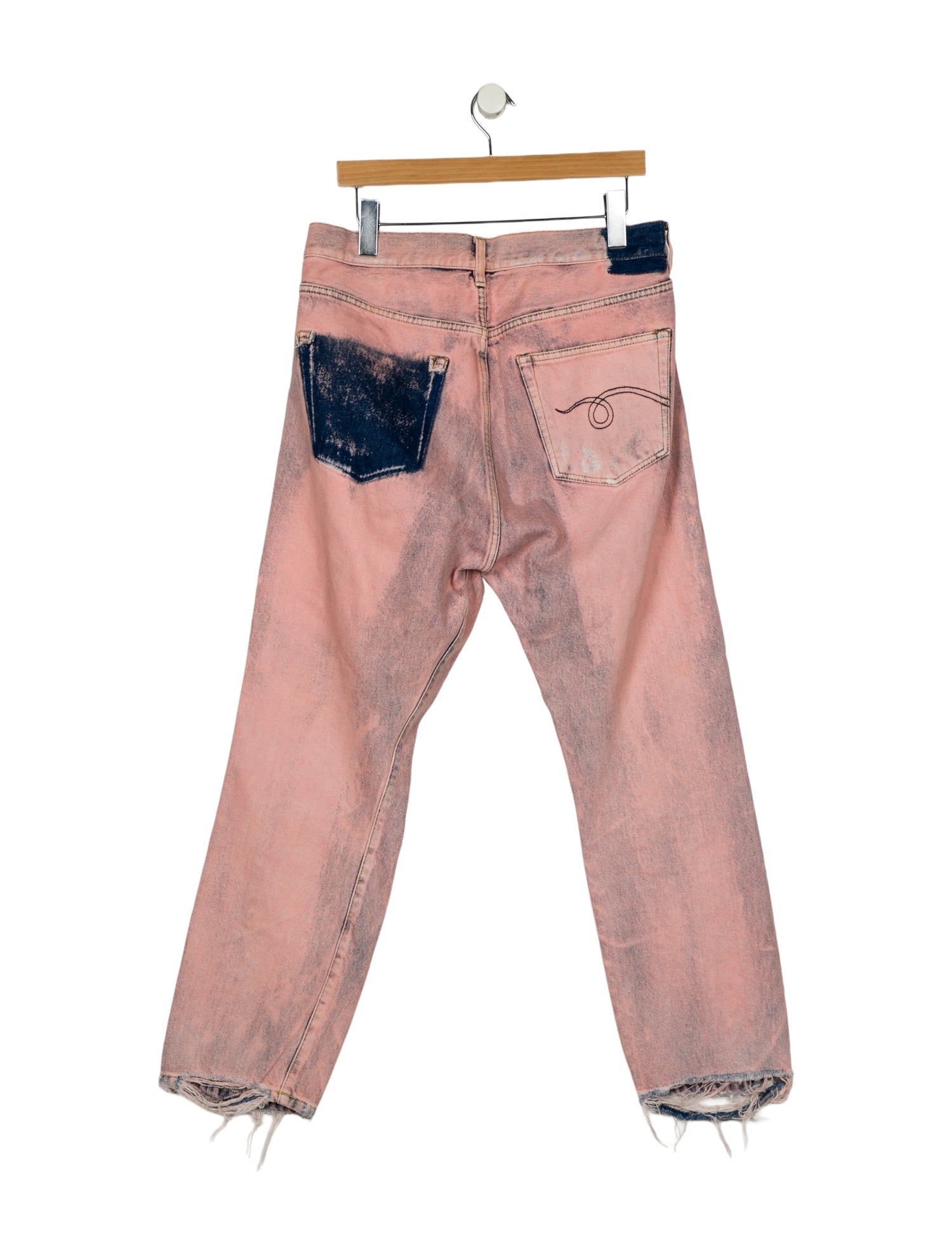R13 High-Rise Straight Leg Jeans