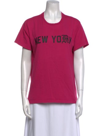 R13 Graphic Print Crew Neck T-Shirt