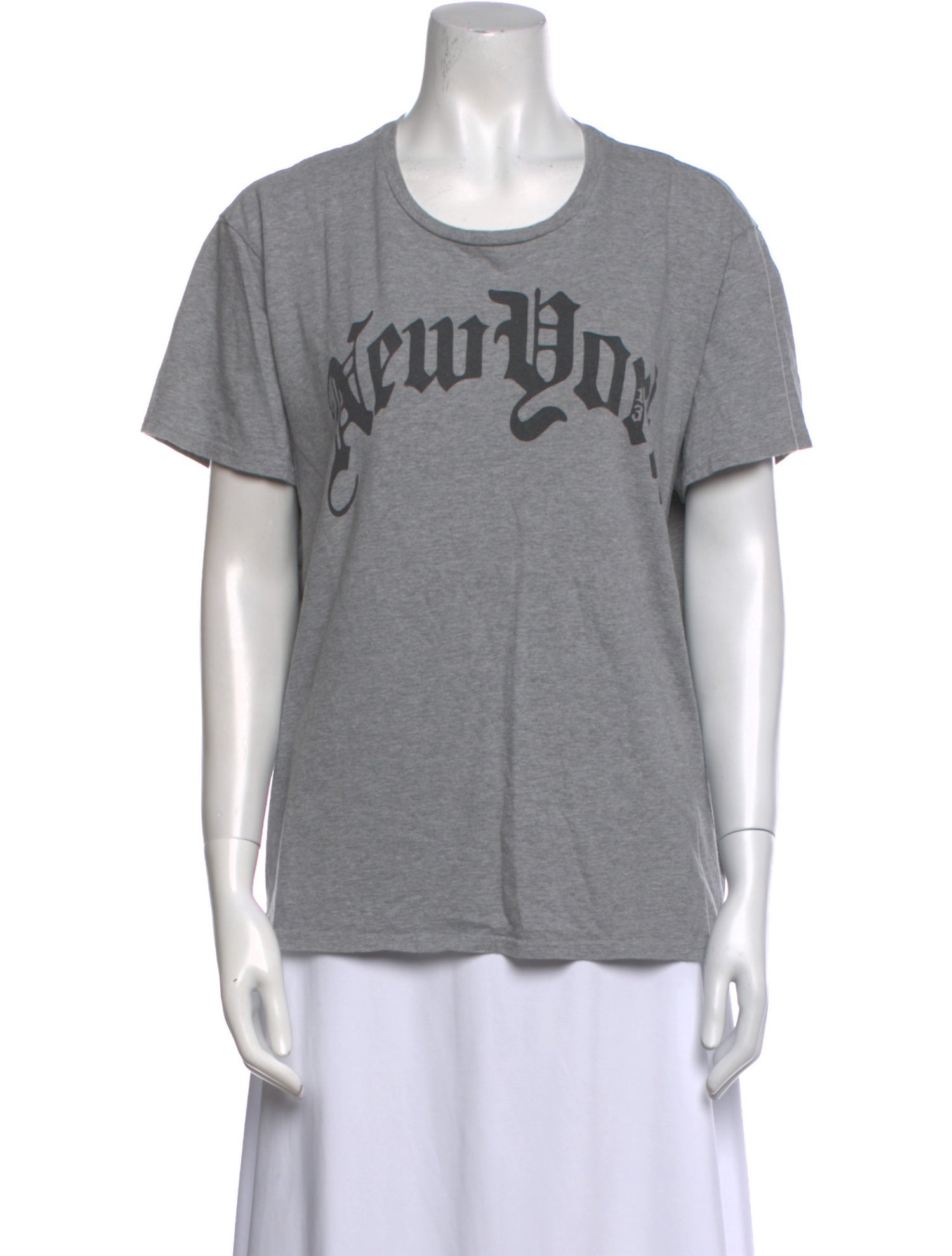 R13 Graphic Print Crew Neck T-Shirt