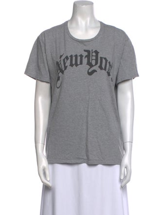 R13 Graphic Print Crew Neck T-Shirt