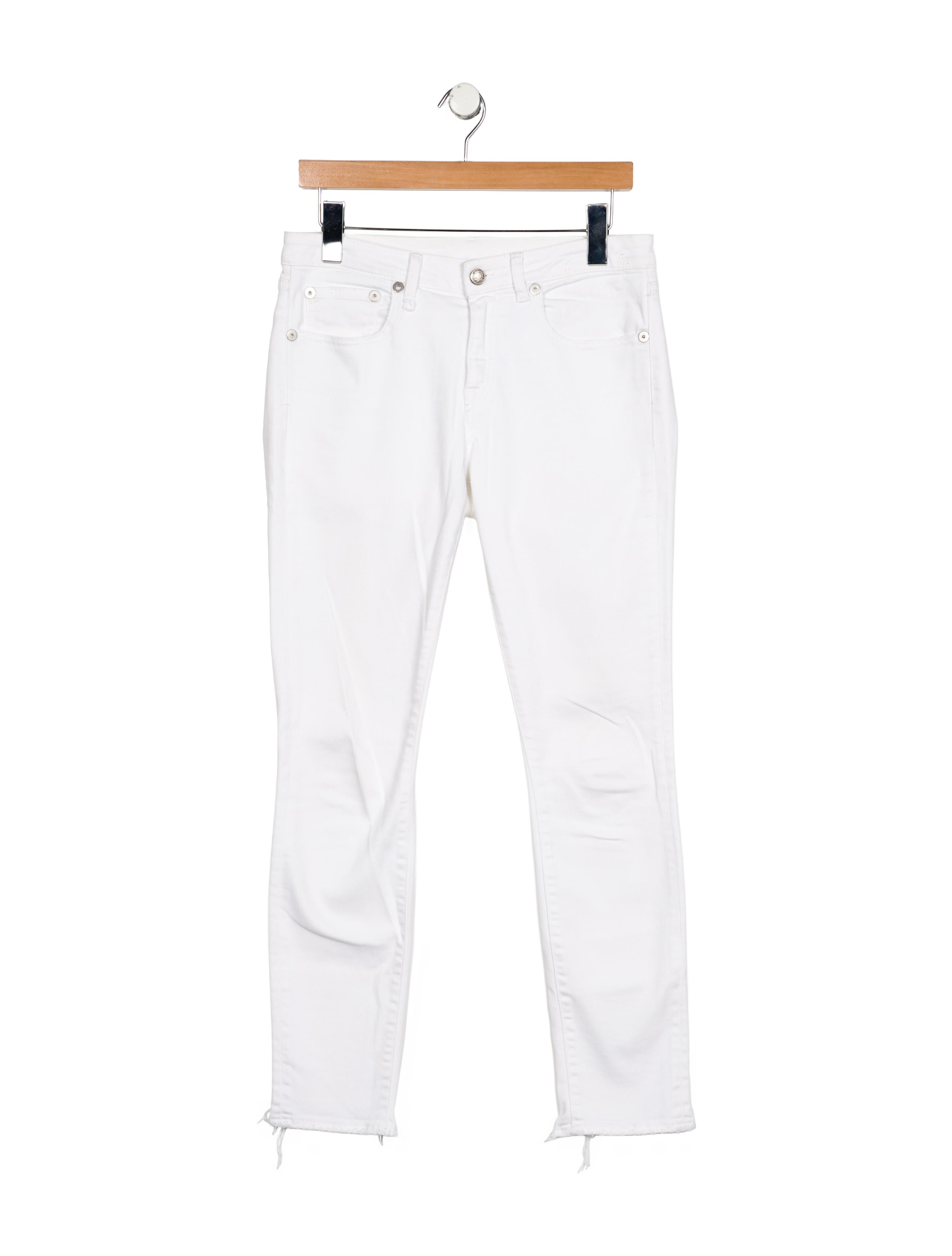 R13 Mid-Rise Straight Leg Jeans