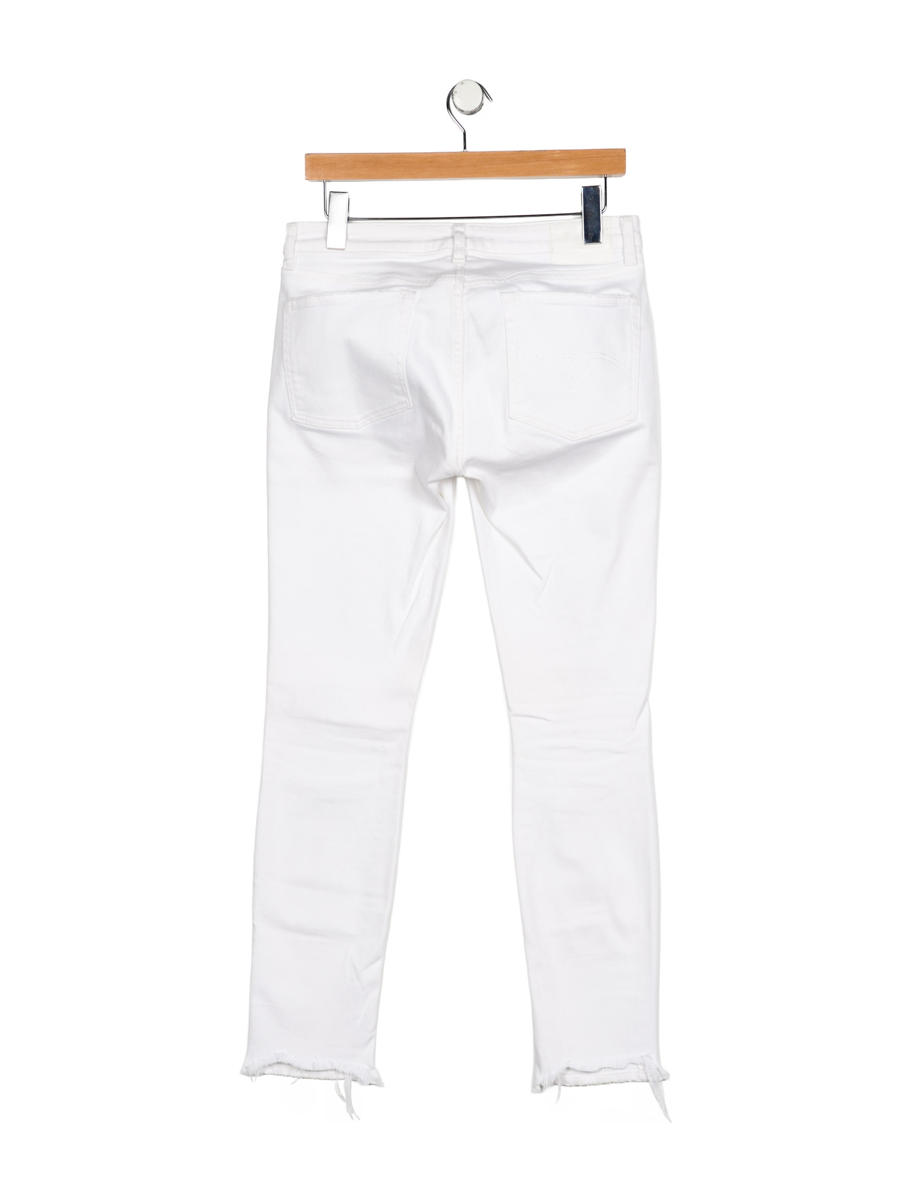 R13 Mid-Rise Straight Leg Jeans