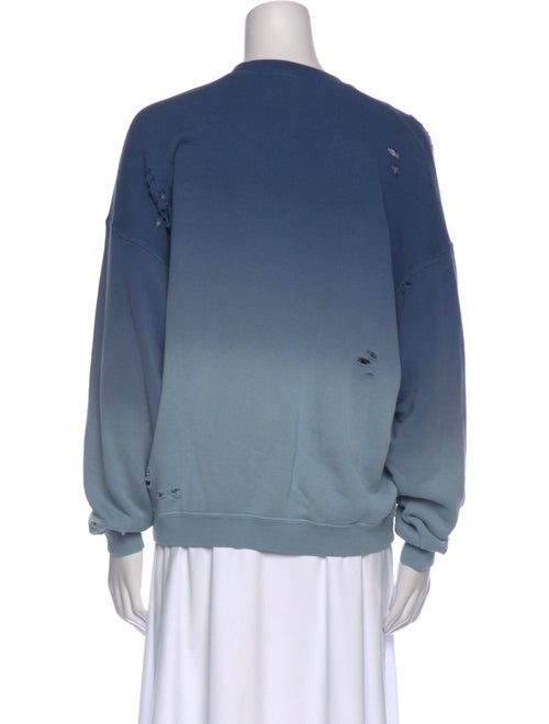 R13 Graphic Print Crew Neck Sweatshirt