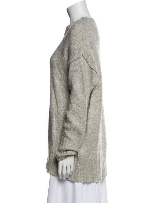 R13 Cable Knit Mock Neck Sweater