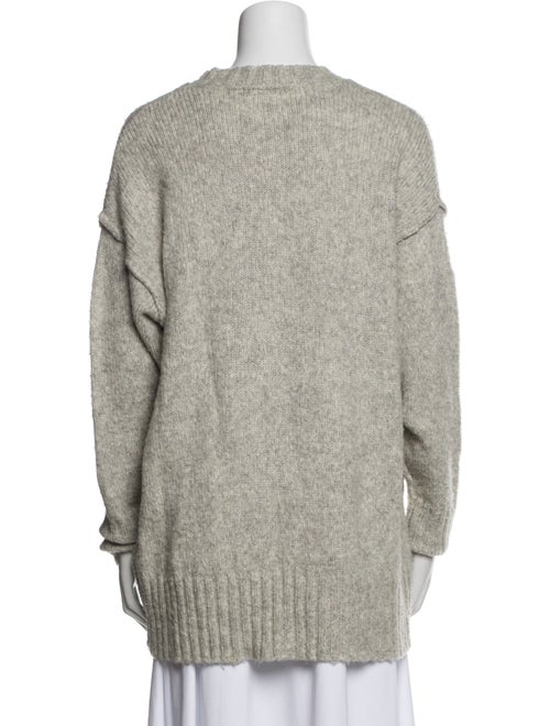 R13 Cable Knit Mock Neck Sweater