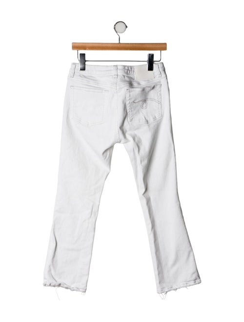 R13 Mid-Rise Straight Leg Jeans