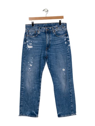 R13 High-Rise Straight Leg Jeans