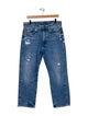 R13 High-Rise Straight Leg Jeans