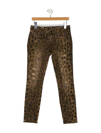 R13 Low-Rise Skinny Leg Jeans
